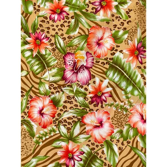 Vintage WORTHINGTON Skirt Womens Bright Floral Stretch Pencil Size 12 - Picture 2 of 5